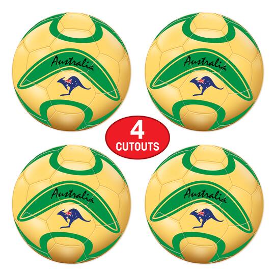 Beistle 10" Soccer Ball Cutouts